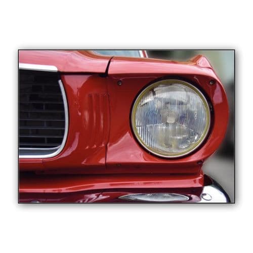 1969 Ford Mustang wall art poster