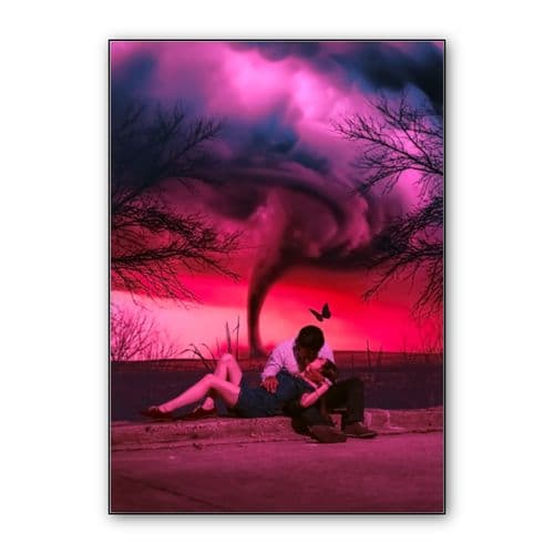 The last kiss wall art poster