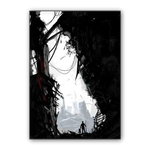 TO THE LIGHT wall art poster