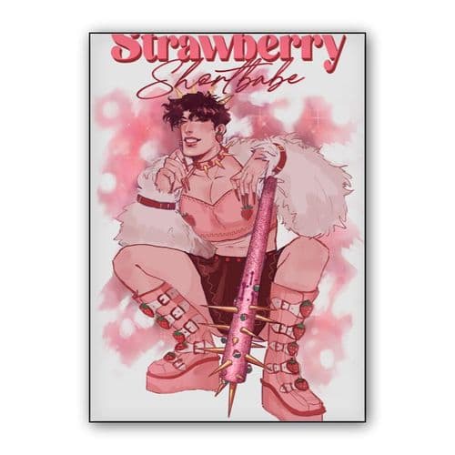 Strawberry Shortbabe wall art poster