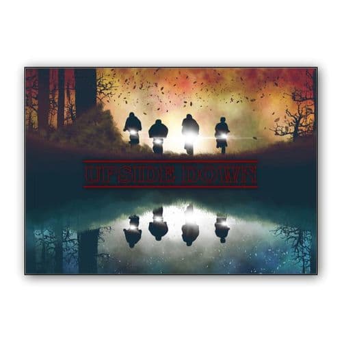 The upside down wall art poster