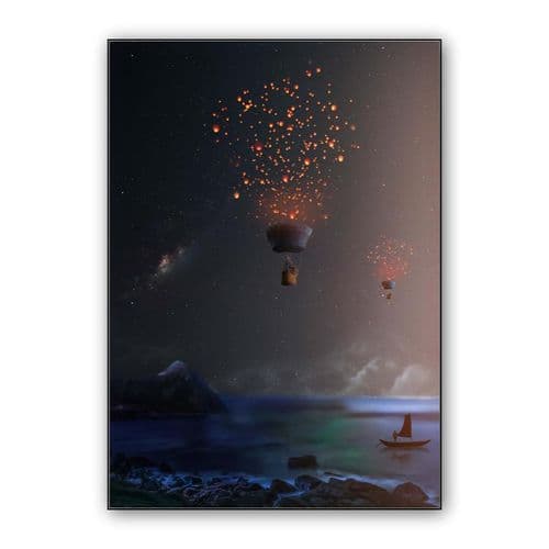 Magical landscape wall art poster