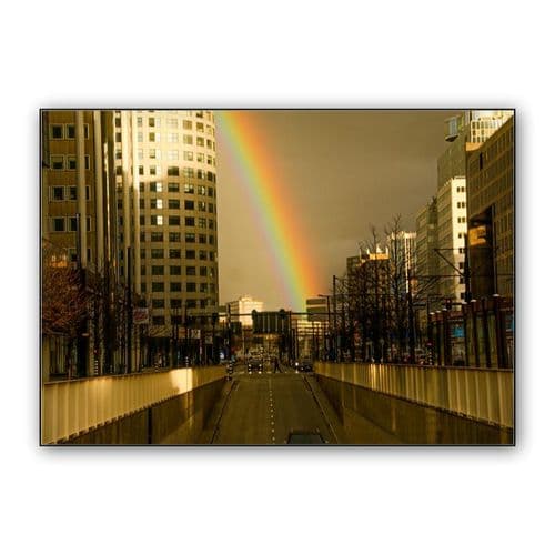City view wall art poster
