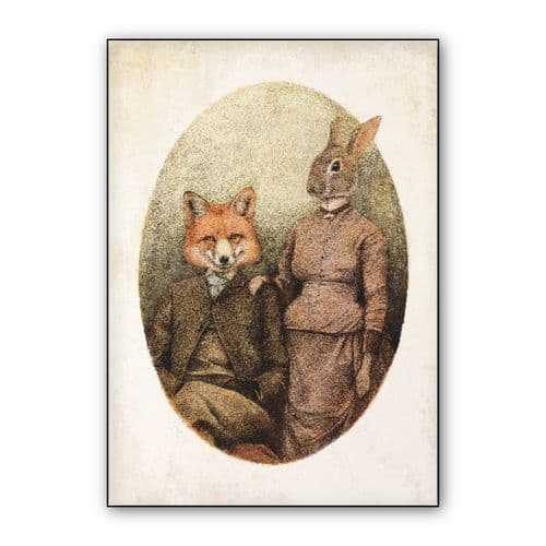 The Foxes wall art poster