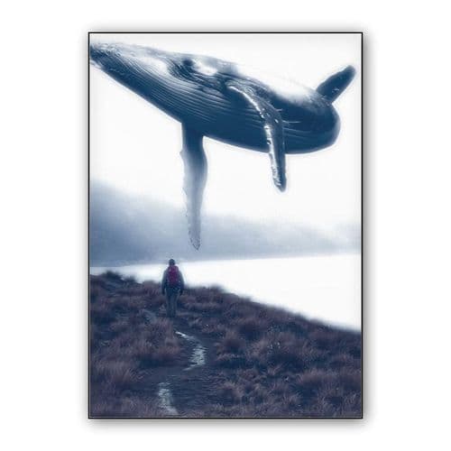 Surreal world wall art poster