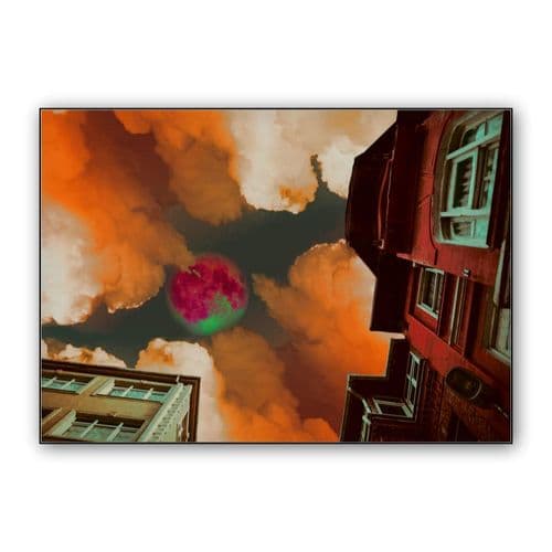Red Moon wall art poster