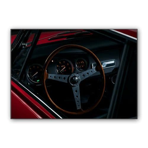 Alfa Romeo GTA Interior wall art poster