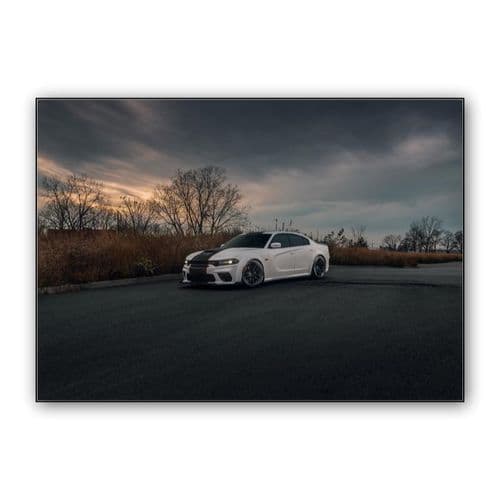 Dodge Charger Scat Pack Widebody wall art poster