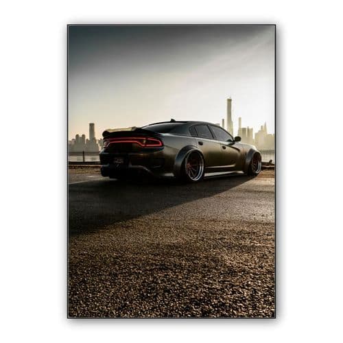 Dodge Charger SRT Hellcat Widebody wall art poster