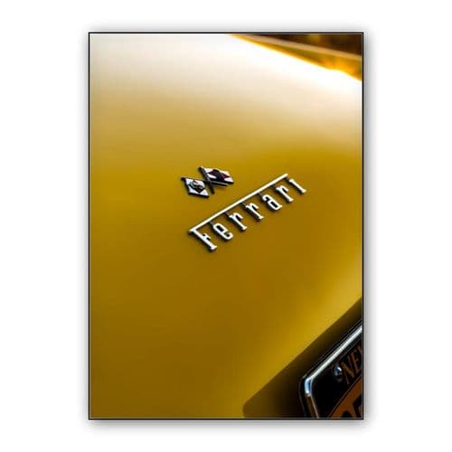 Ferrari 250 GTE wall art poster