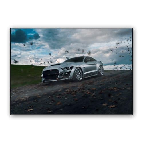 Ford Mustang GT wall art poster