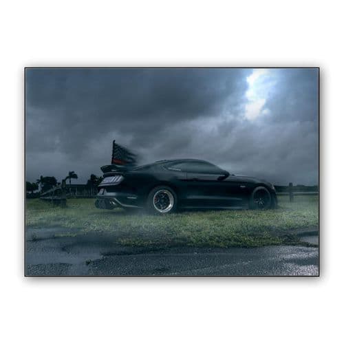 Ford Mustang GT wall art poster