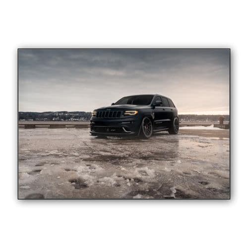 Jeep Grand Cherokee SRT wall art poster