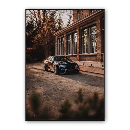 BMW M2 wall art poster