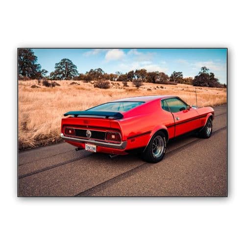 Ford Mustang Mach 1 wall art poster