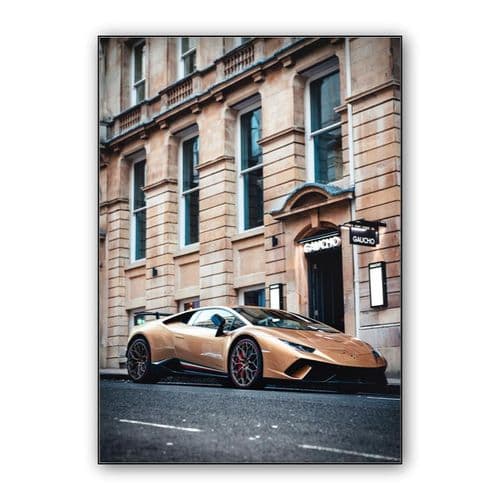 Lamborghini Huracan Performante wall art poster