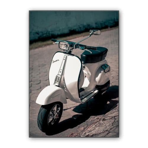 Vespa Scooter wall art poster