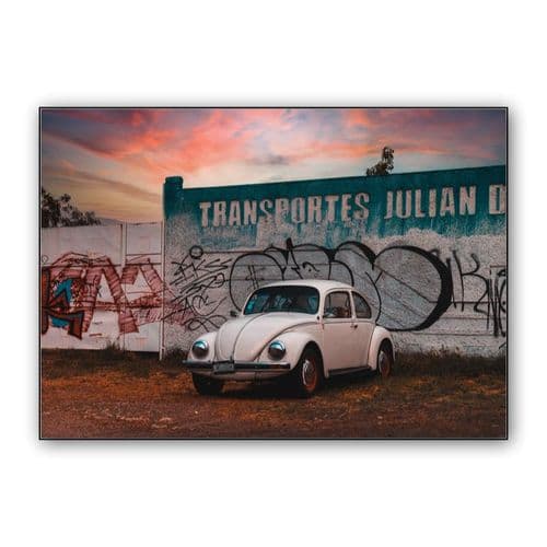 Volkswagen Beetle wall art poster