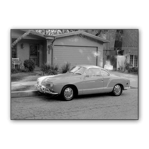Volkswagen Karmann Ghia wall art poster