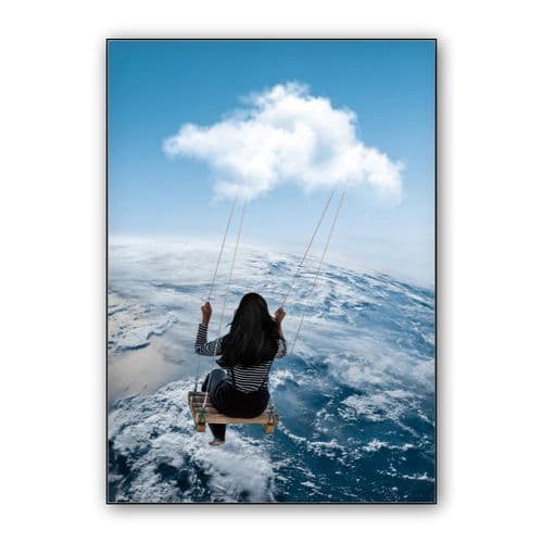 The Ocean Girl wall art poster