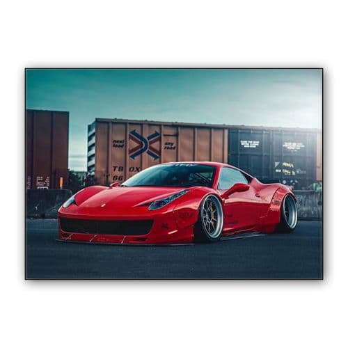 Ferrari 458 wall art poster