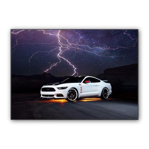 Ford Mustang GT wall art poster