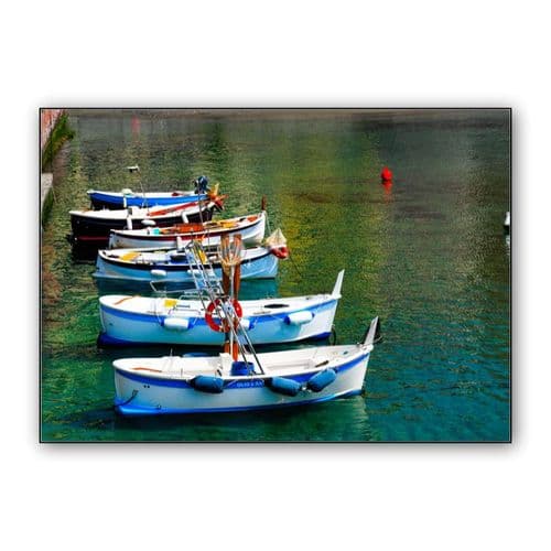 Boats wall art poster