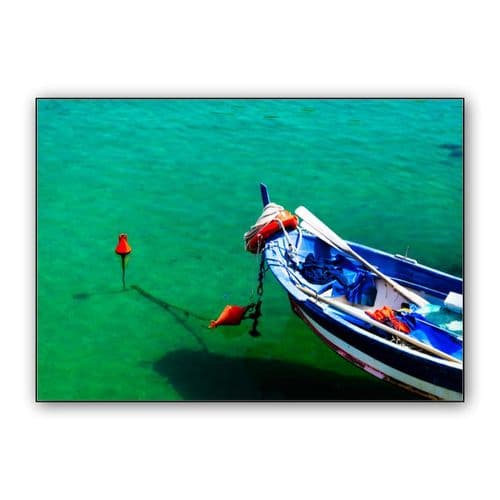 Boat wall art poster