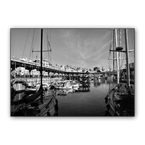 Genoa harbor wall art poster
