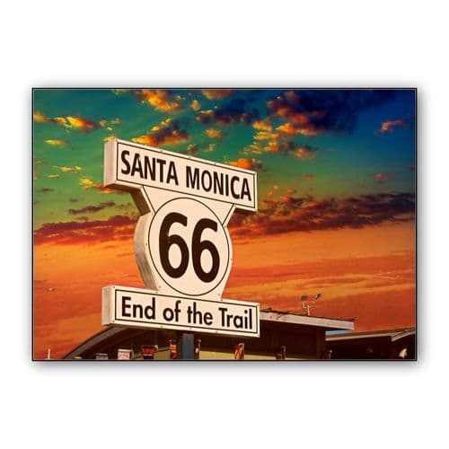 Santa Monica wall art poster