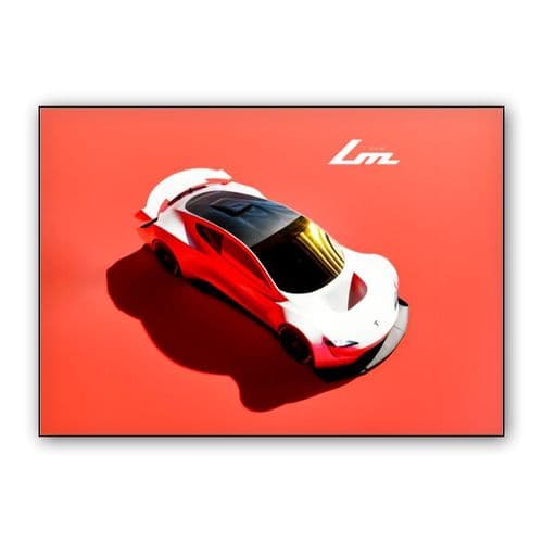 Tesla LM wall art poster