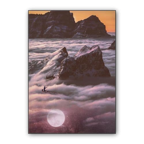 Sky Fishing wall art poster