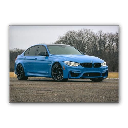 BMW F80 M3 wall art poster