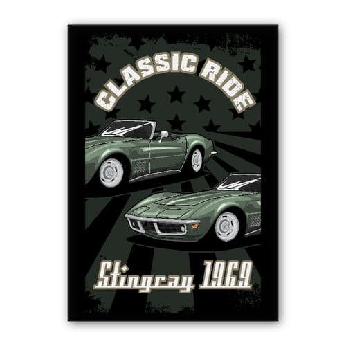 Chevrolet Stingray wall art poster