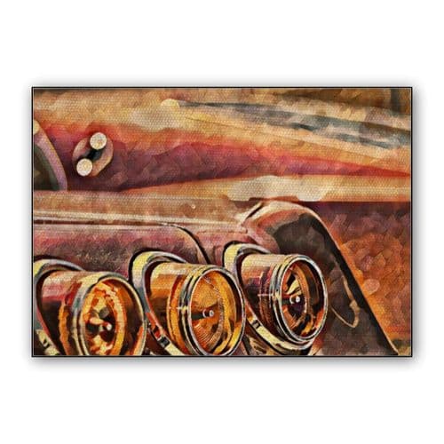 Chevrolet Impala Tail Light wall art poster