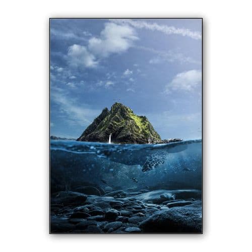 Land of Turtle wall art poster