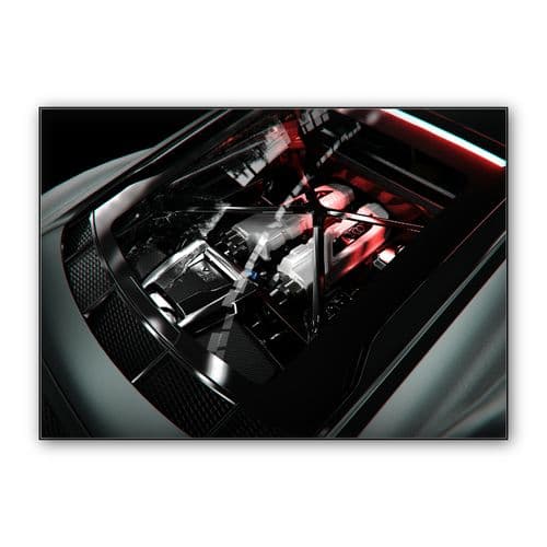 Audi R8 Vorsteiner ( Engine Bay View ) wall art poster