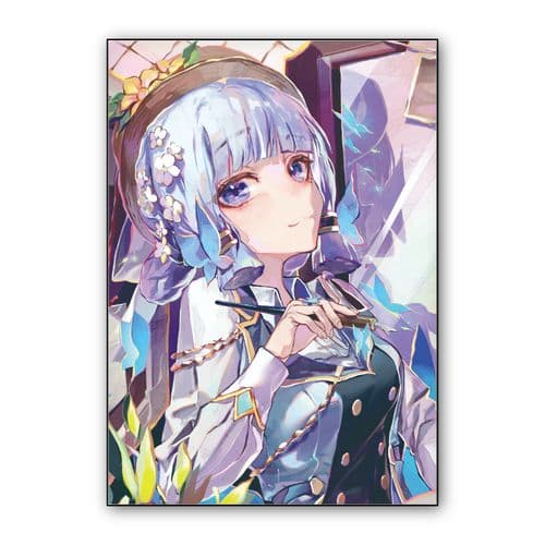 Ayaka Genshin Impact wall art poster
