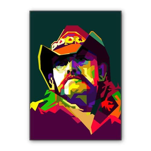 Lemmy Kilmister Motorhead Classic Rock Metal  wall art poster
