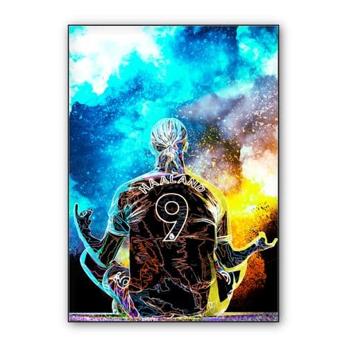 Soul of haaland wall art poster