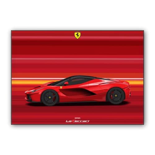 Ferrari LaFerrari wall art poster