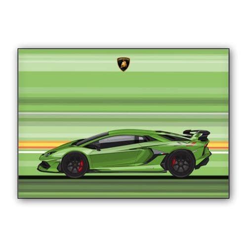 Lamborghini Aventador SVJ wall art poster