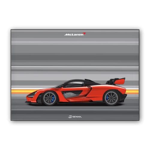 Mclaren Senna wall art poster