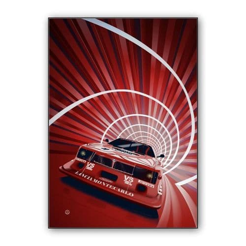 Lancia Monte Carlo wall art poster