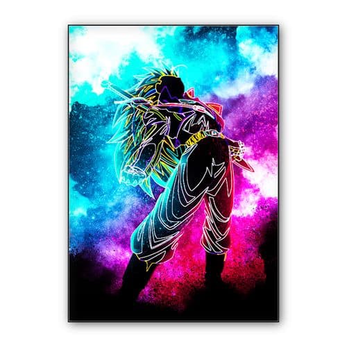 Soul of vegeta wall art poster