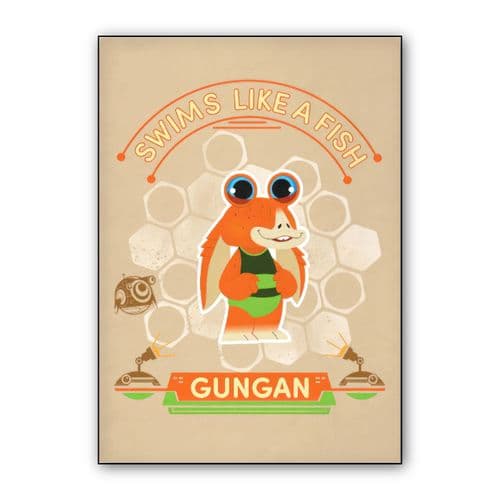 Gungan wall art poster