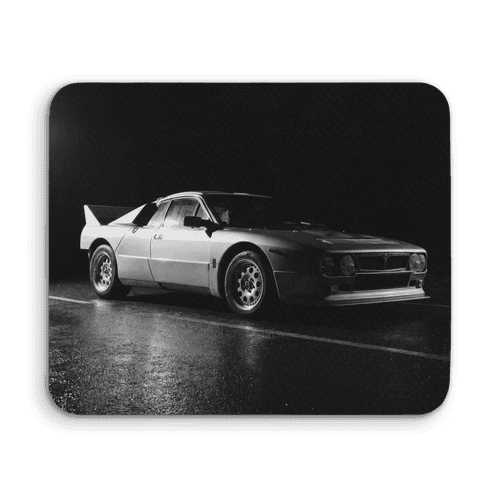 Lancia 037 Stradale Noir Night Portrait wall art poster