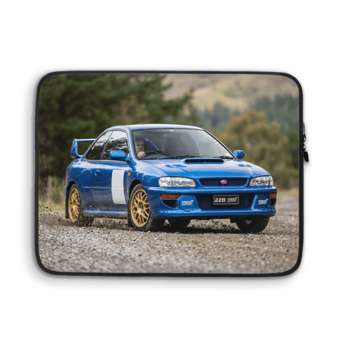 Gravel Storm - Subaru Impreza 22B STi Rally Action wall art poster