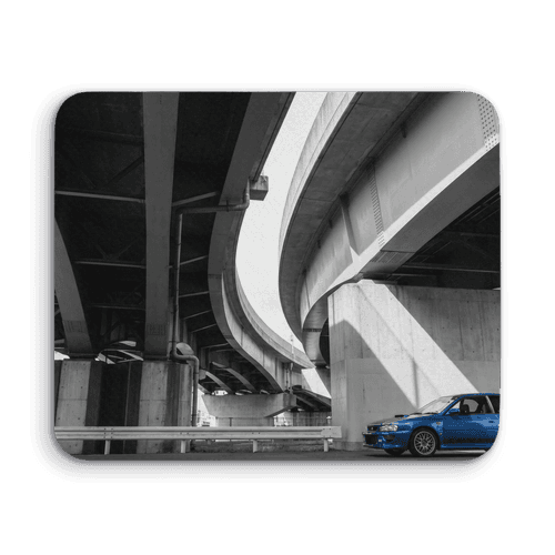 Concrete Curve - Selective Color Subaru Impreza 22B STi wall art poster