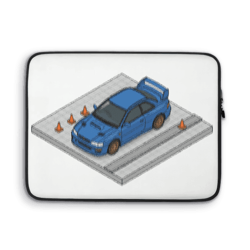 Isometric Impreza - Subaru 22B STi Vector Art wall art poster
